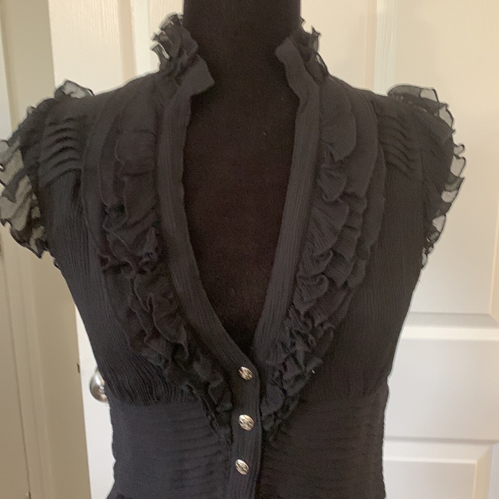 BeBe peplum blouse.